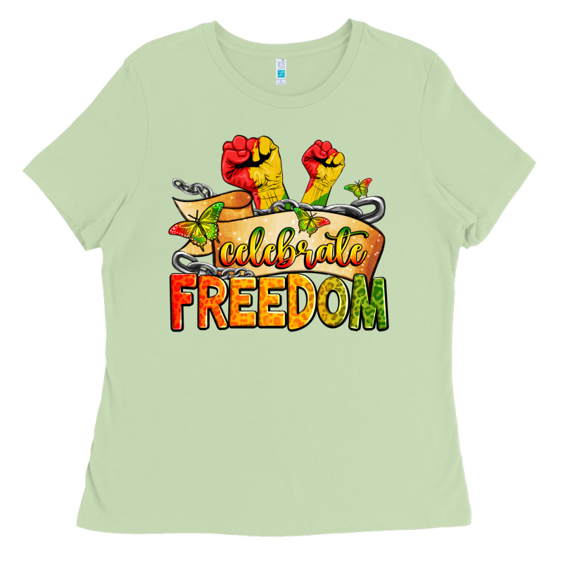 Celebrate Freedom Ladies Tee by Zillion Design Studio | Teevron
