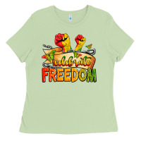 Matcha celebrate freedom Ladies Tee - Zillion Design Studio
