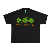 Black shake your shamrocks Urban Heavy Tee - AdoDesignShop