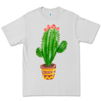 Dove Grey mexican cactus Premium Tee - FaDigitalArtStudio