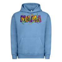 Pigment Pebble Blue mama mardi gras Urban Hoodie - OliviaCreatesArt