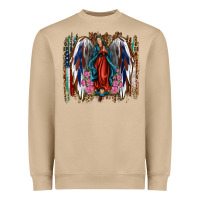 Mushroom Lady of Guadalupe 4th of july Heavyweight Sweatshirt - Jasminsmagicworld