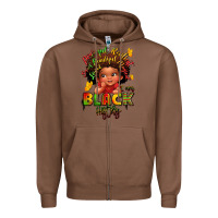 Chestnut empowering black heritage Zipper Hoodie - LillyAllenDesigns