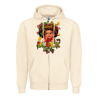 Sandshell empowering black heritage Zipper Hoodie - LillyAllenDesigns