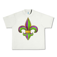 Pistachio mardi gras fleur de lis leopard Urban Heavy Tee - Jasminsmagicworld