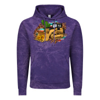Cloud Purple bulldozer leopard cactus sunflower Vintage Hoodie - Artiststas