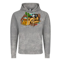 Cloud Rock bulldozer leopard cactus sunflower Vintage Hoodie - Artiststas
