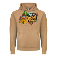 Vintage Camel bulldozer leopard cactus sunflower Vintage Hoodie - Artiststas