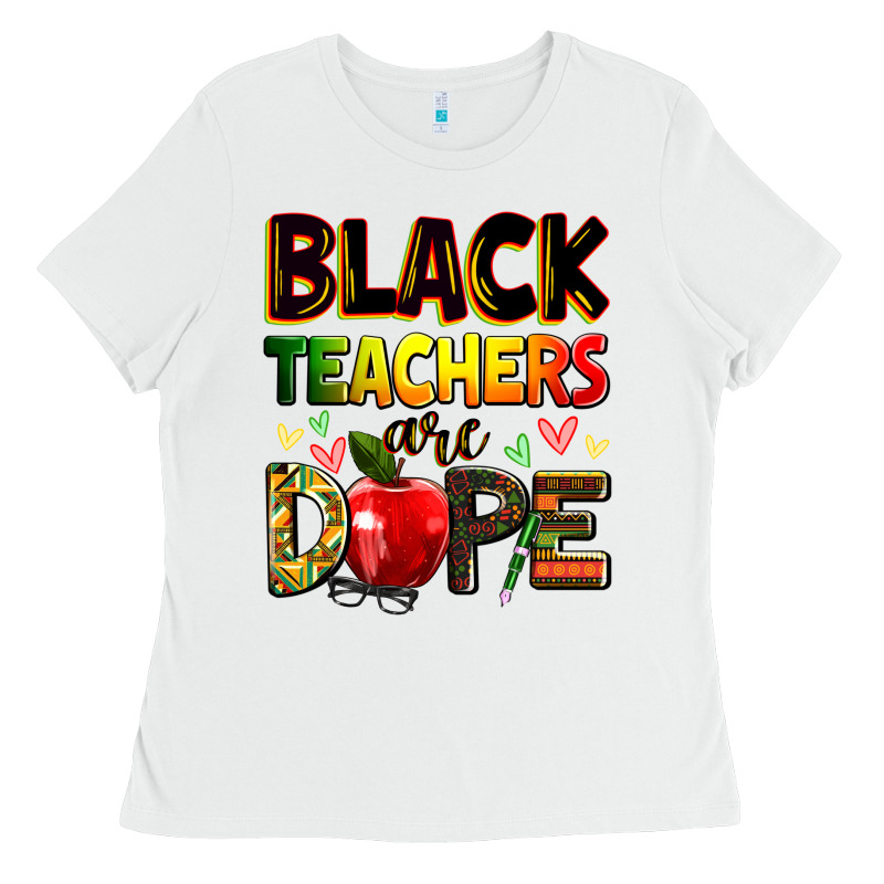Black Teachers Are Dope Ladies Tee by Zillion Design Studio | Teevron