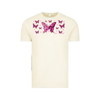 Vintage Arctic floral breast cancer butterfly Vintage Tee - Jasminsmagicworld