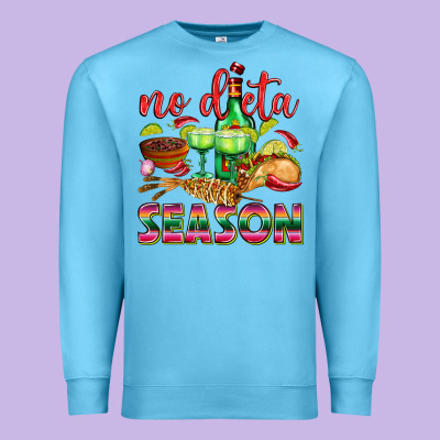 No Dieta Season Premium Sweatshirt Designed By Texasbilliewilder