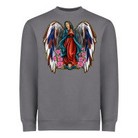 Storm Angel Wing Lady of Guadalupe 4th of July Heavyweight Sweatshirt - Jasminsmagicworld