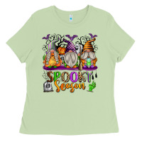 Matcha Spooky Season Gnomes Ladies Tee - texasbilliewilder