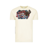 I Back The Blue Eagle Vintage Tee | Teevron