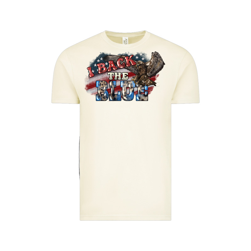 I Back The Blue Eagle Vintage Tee by NancyCooperArtShop | Teevron