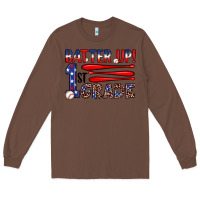 Chestnut batter up 1st grade Long Sleeve Tee - JahusDesignShop