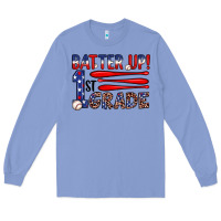 Colony Blue batter up 1st grade Long Sleeve Tee - JahusDesignShop