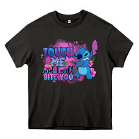 Asphalt touch me and i will bite you stitch Heavy Core Tee - Zillion Design Studio