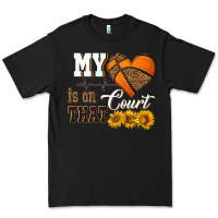 Black my heart is on that court Premium Tee - HRA Design Shop