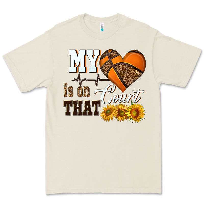 My Heart Is On That Court Premium Tee by HRA Design Shop | Teevron