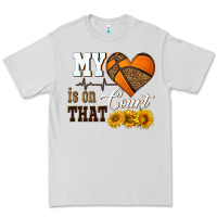 Dove Grey my heart is on that court Premium Tee - HRA Design Shop