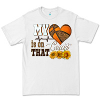White my heart is on that court Premium Tee - HRA Design Shop