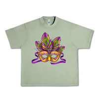 Oil Green mardi gras carnival mask Urban Heavy Tee - Jasminsmagicworld