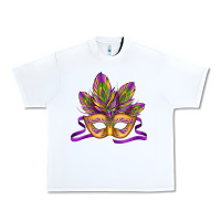 White mardi gras carnival mask Urban Heavy Tee - Jasminsmagicworld