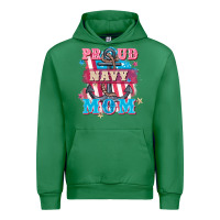 Emerald Proud navy Mom Mother's Day Urban Hoodie - FaDigitalArtStudio