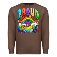 Chestnut Proud Mom Premium Sweatshirt - NancyCooperArtShop