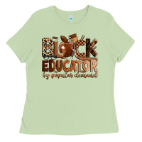 Matcha black educator by popular demand Ladies Tee - Zillion Design Studio