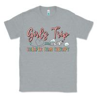 Heather Grey girls trip cheaper than therapy Classic Tee - MaliasSmallBusiness