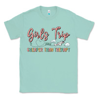 Seafoam girls trip cheaper than therapy Classic Tee - MaliasSmallBusiness