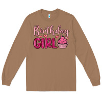 Toasted Coconut birthday girl cupcake Long Sleeve Tee - MaliasSmallBusiness