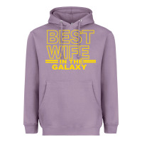 Lavender BEST WIFE IN THE GALAXY Heavyweight Hoodie - Bettercallsaul