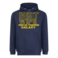 Navy BEST WIFE IN THE GALAXY Heavyweight Hoodie - Bettercallsaul