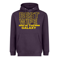 Plum BEST WIFE IN THE GALAXY Heavyweight Hoodie - Bettercallsaul