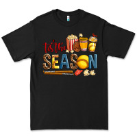 Black tis the season softball Premium Tee - AdoDesignShop