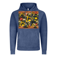 Vintage Denim excavator camouflage Vintage Hoodie - Artiststas