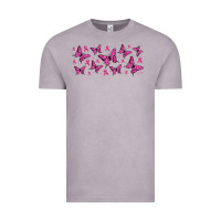 Vintage Zinc breast cancer butterflies Vintage Tee - Jasminsmagicworld