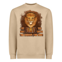 Mushroom Dad The Man Leather Background Heavyweight Sweatshirt - Jasminsmagicworld