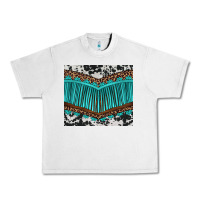 Lunar Rock western cowhide leopard turquoise fringed Urban Heavy Tee - BarkalooDesign