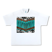 White western cowhide leopard turquoise fringed Urban Heavy Tee - BarkalooDesign