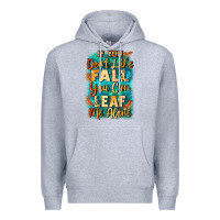 Heather Grey If you don't like Fall you can leaf me alone Premium Hoodie - NancyCooperArtShop