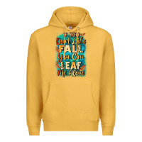 Mustard If you don't like Fall you can leaf me alone Premium Hoodie - NancyCooperArtShop