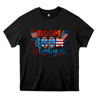 Black boom boom baby 4th of july Heavy Core Tee - BarkalooDesign