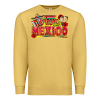 Antique Gold Viva Mexico Premium Sweatshirt - texasbilliewilder