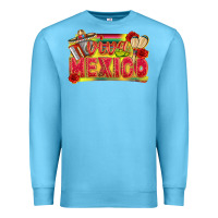 Ocean Blue Viva Mexico Premium Sweatshirt - texasbilliewilder