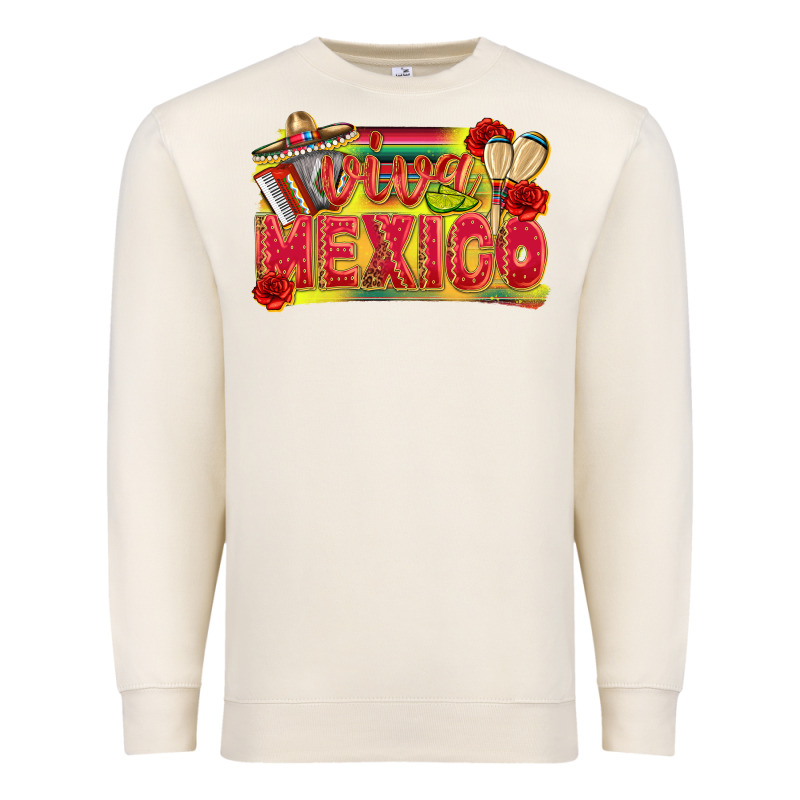 Viva Mexico Premium Sweatshirt by texasbilliewilder | Teevron