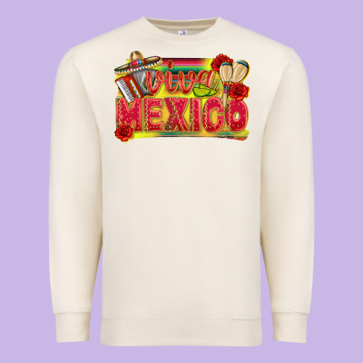 Viva Mexico Premium Sweatshirt Designed By Texasbilliewilder